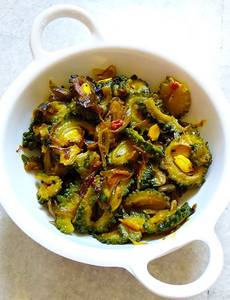 Karela Bhujiya ( Without Onion And Garlic)                             