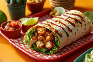 Malai Chicken Tikka Wrap