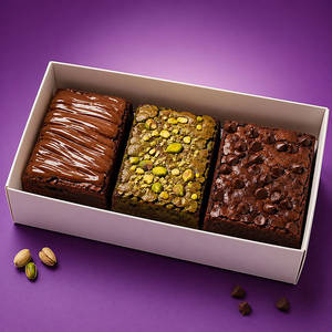 Pack Of 3 Brownie ( Nutella /chocochip/pista)