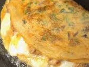 Double Protein Cheese Chicken Tikka Omelette(354 Kcal 30.6 G Protein)