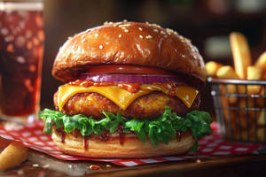 Veg Cheese Burger