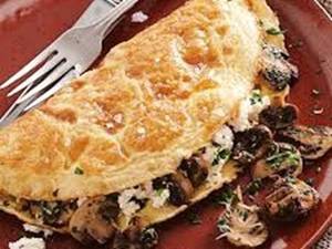 Double Egg Mushroom Double Cheese Omelette (416 Kcal  21.1 G Protein)