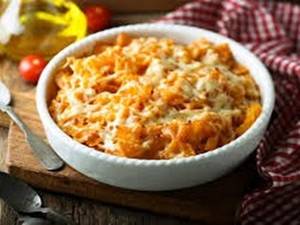 Mac & Cheese Chicken Tikka Pasta Bowl (520 Kcal  28g Protein)