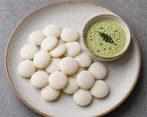 Jain Button Idli