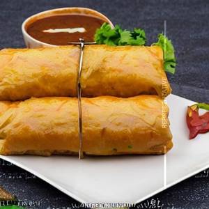 Chilli Chicken Egg Cheese Schezwan Roll