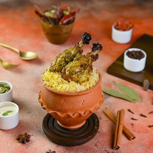 Chicken Shahi Tangri Biryani [Serves 2]