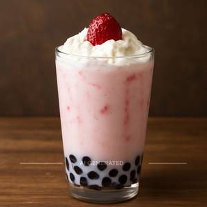 Strawberry Boba Milkshake
