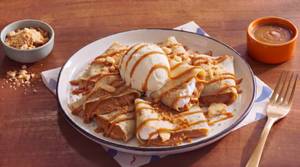 Salted Caramel & Biscuit Crepe