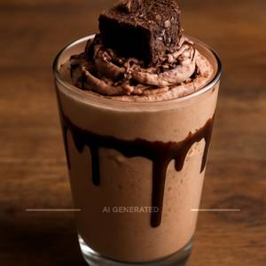 Swiss brownie thick shake