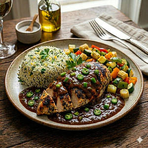 Grilled Chicken In Smoky BBQ Sauce