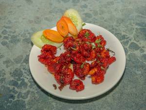 Chilli prawns
