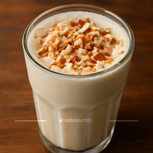 Almond crunch thick shake