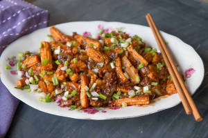 BABY CORN MANCHURIA