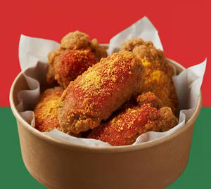 Peri Peri Chicken Wings(4pc+Dip)