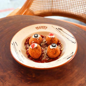 Cheesy Crunch Arancini Balls (non-veg)