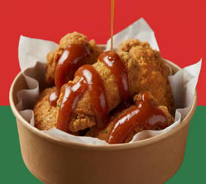 Hot Garlic Chicken Wings(4Pc+Dip)