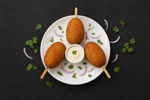 Crispy Egg Lollipop