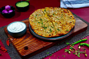 Stuffed Paratha + Dahi
