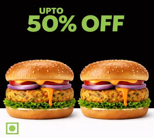 2 Crispy Masala Veg Burger