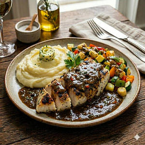 Grilled Fish In Jerk Spiced Sauce