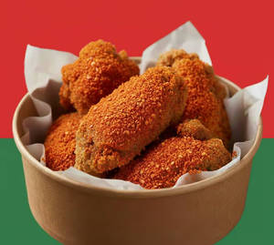 Cajun Spicy Chicken Wings(4Pc+Dip)