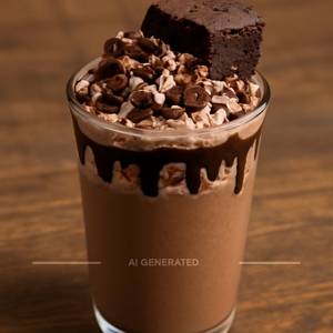 Brownie loaded thick shake