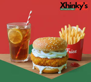 Crunchy Chicken Burger Meal