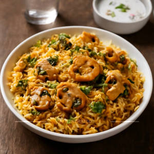 Mushroom Biryani