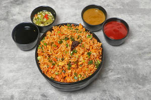 Fish Schezwan Fried Rice