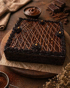 Nutella Brownie Cake