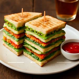 Veg Club Sandwich