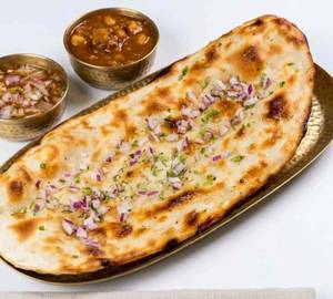 2 Onion Kulcha with Channa Masala