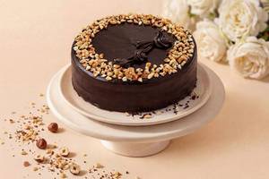 Hazelnut Chocolate Cake (500gm) (Eggless)