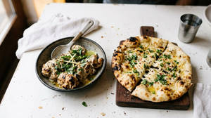 Afghani Chaap+ Chilli Cheese Naan