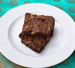 Gluten Free  Walnut Chocolate Brownie