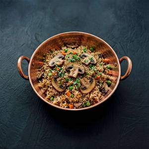 Mushroom Fried Rice + Free Dessert