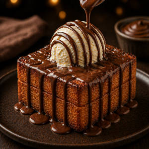 Nutella Honey Brick Toast