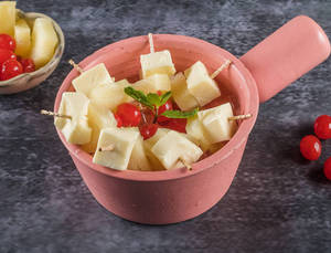 Cheese cherry pineapple