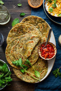 Pudina paratha