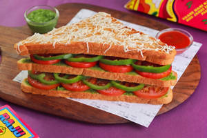 Jain Cheese Veg Grilled Sandwich