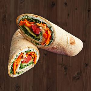 Veggie cheese wrap roll