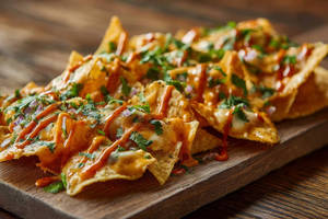 Peri Peri Cheese Nachos