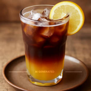 Iced Lemon Americano