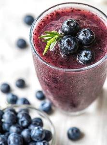 Blueberry sherbets