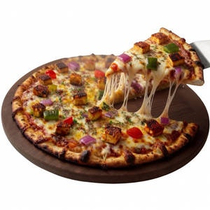 Thin Crust Aachari Paneer Pizza