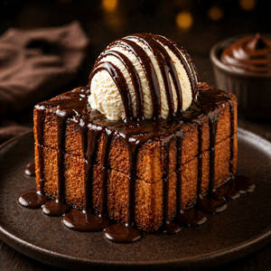 Chocolate Honey Brick Toast