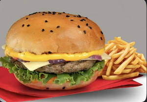 Classic Chicken Burger (served With Fries)