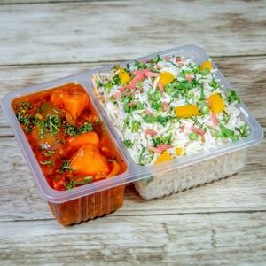 Veg Fried Rice with paneer Chilly