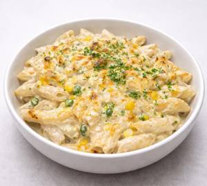 Baked Alfredo White Sauce Pasta