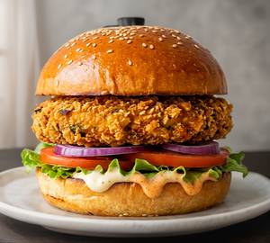 Veg Fried Burger